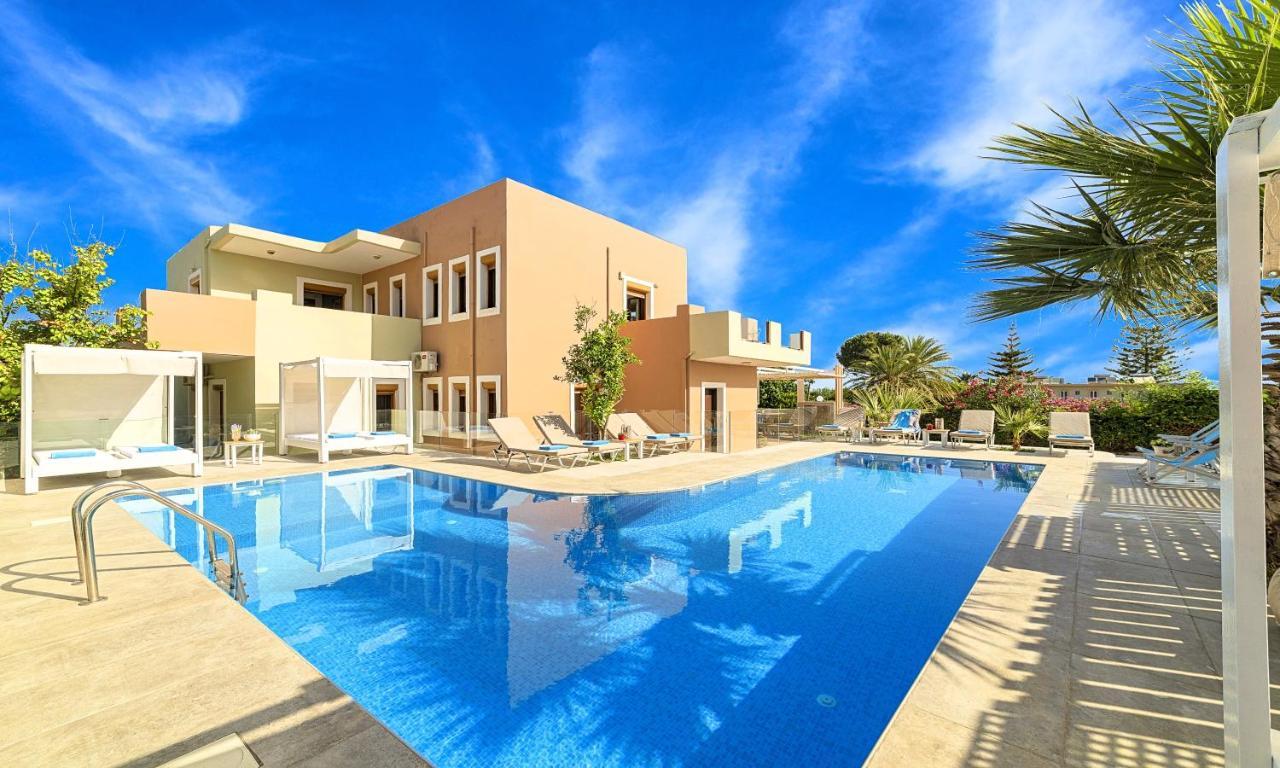 Island Villa Heated Pool Georgioupoli Exterior foto
