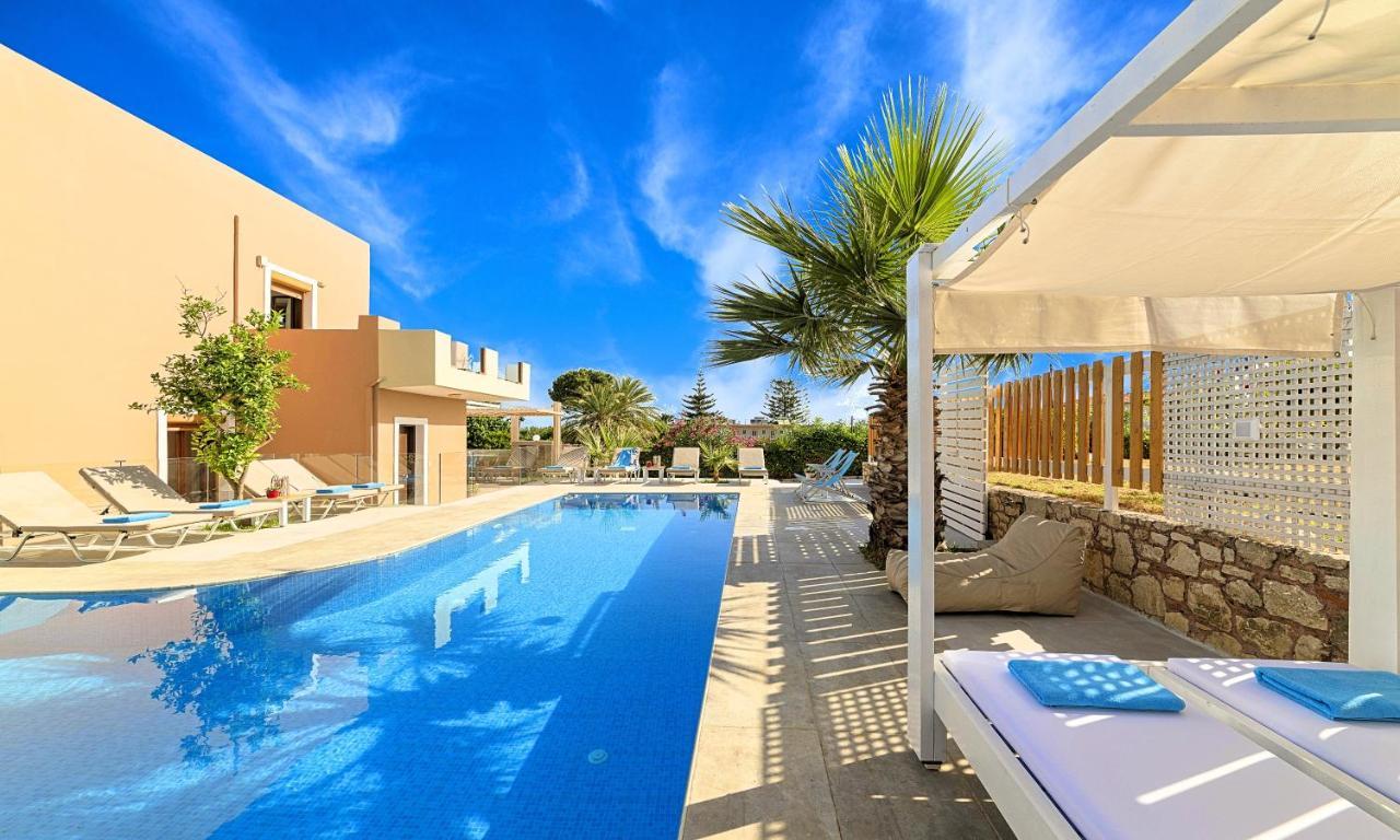 Island Villa Heated Pool Georgioupoli Exterior foto